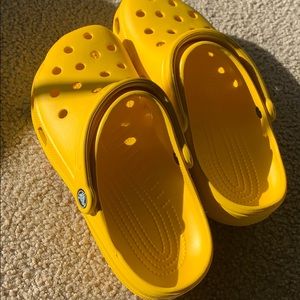 Crocs! Golden yellow color. Brand new never worn